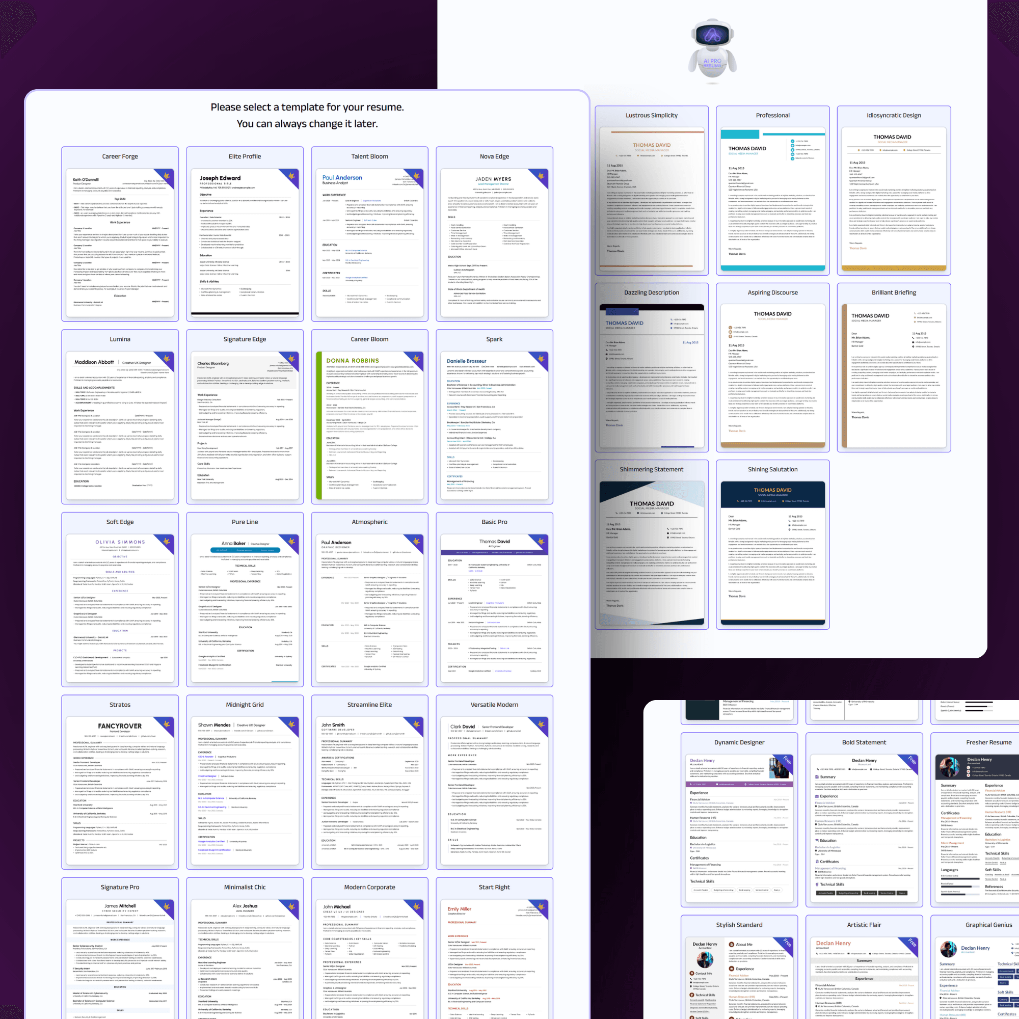 AI Resume Builder User Dashboard - Image 2