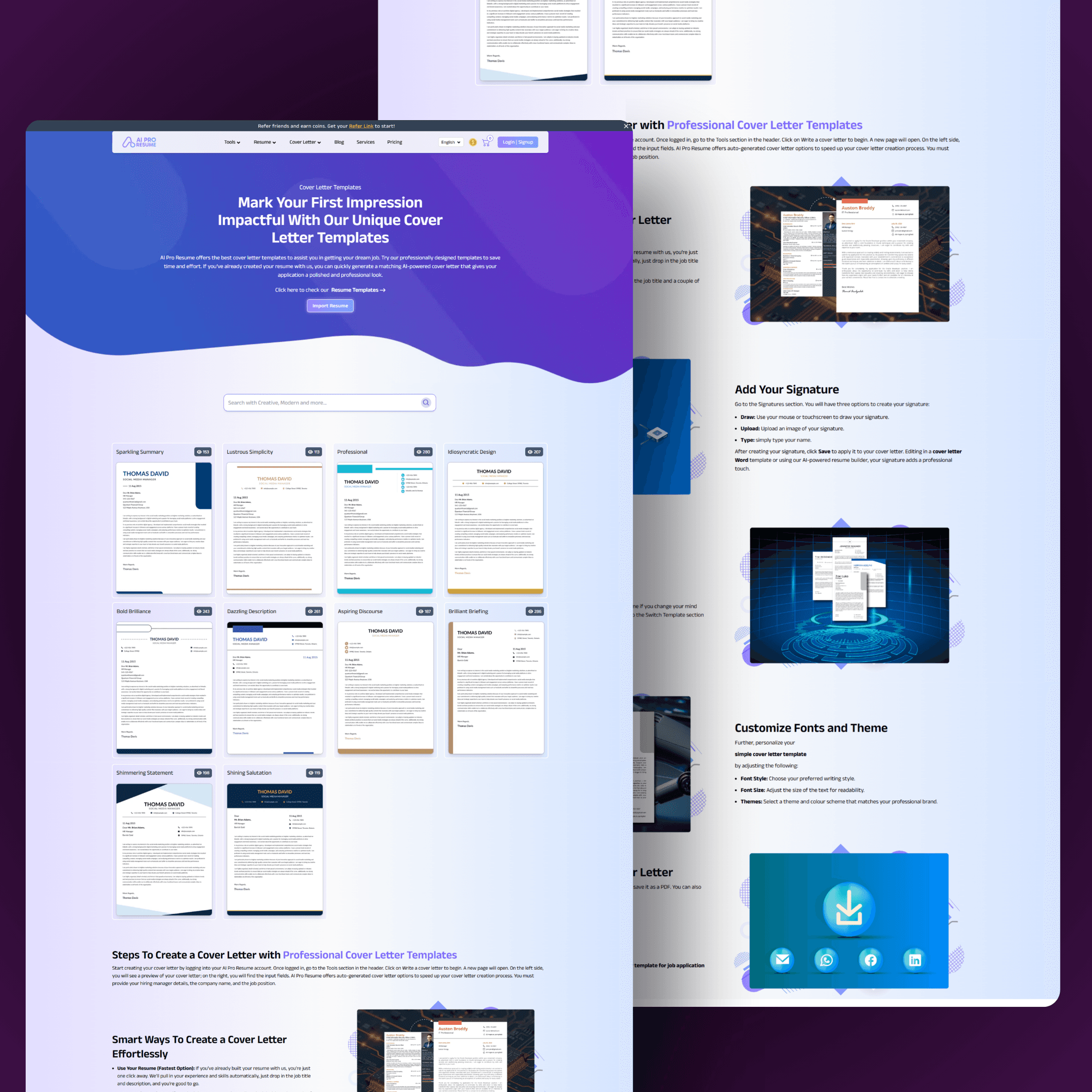 AI Resume Builder Website - Image 3